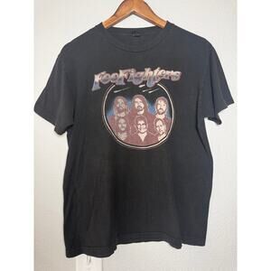 Foo Fighters Concrete & Gold Tour 2018 Graphic Band Tee Black Rock Concert Shirt